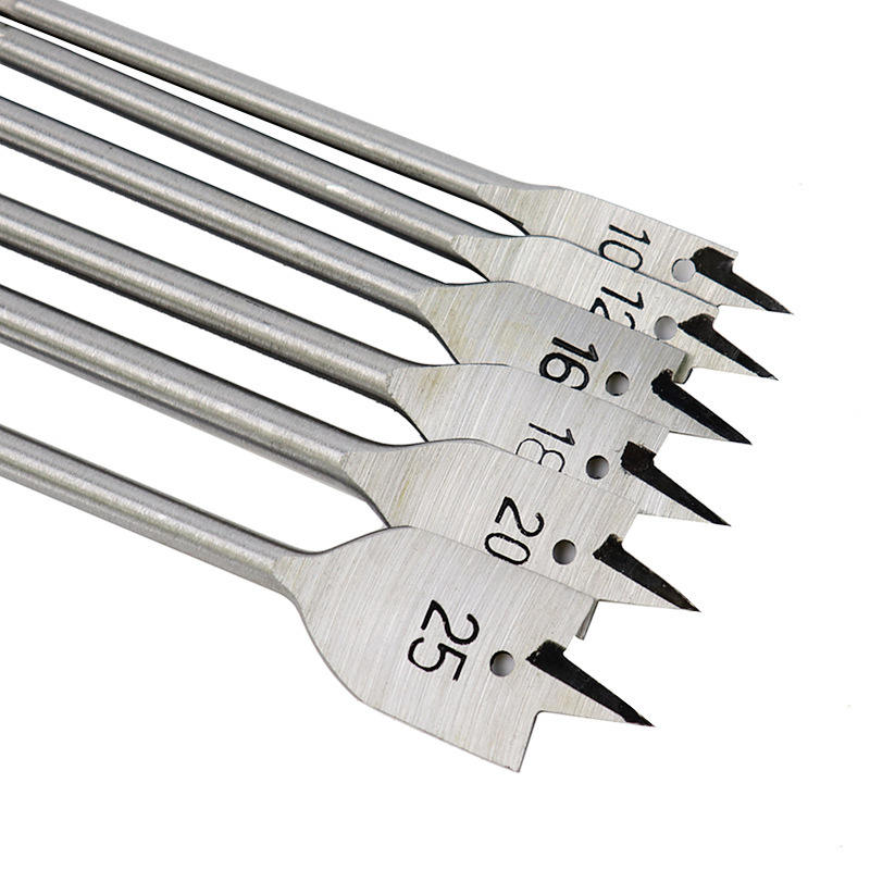 6-piece Set of 10-25mm Three-Point Woodworking Drills
