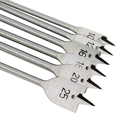 6-piece Set of 10-25mm Three-Point Woodworking Drills
