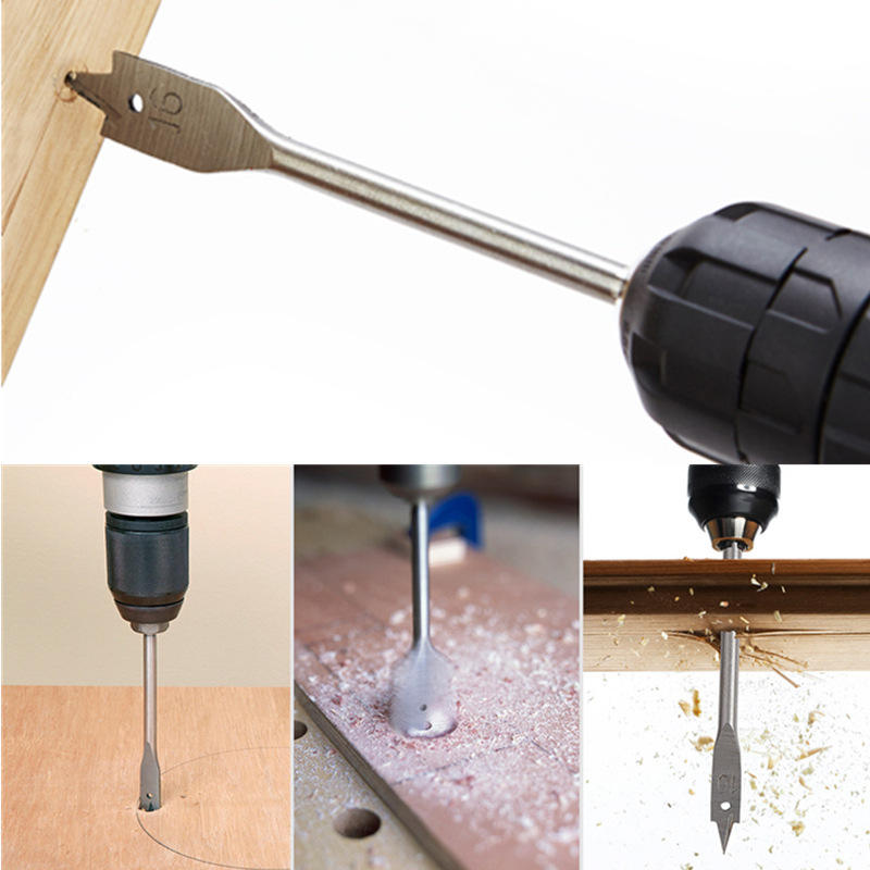 6-piece Set of 10-25mm Three-Point Woodworking Drills