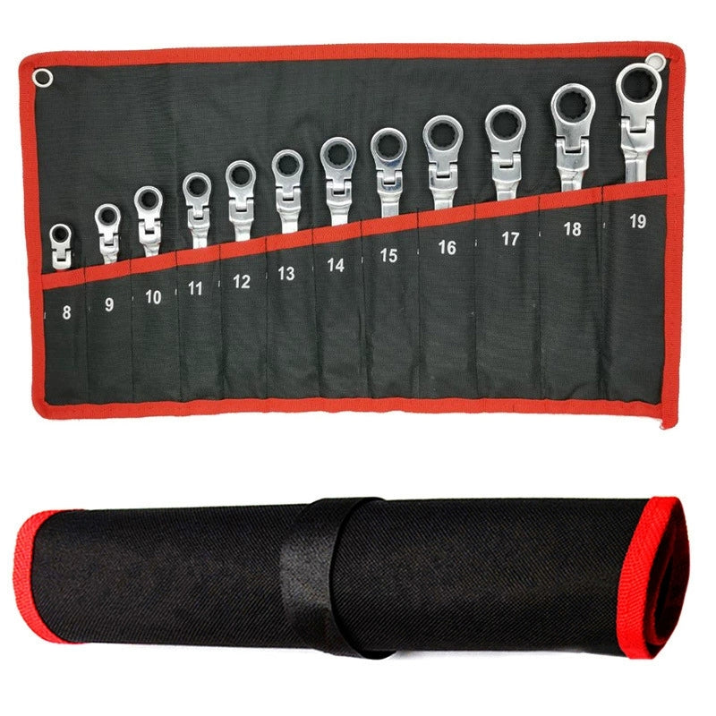 12Pcs Dual-Purpose Ratchet Wrench