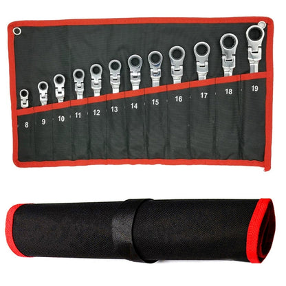 12Pcs Dual-Purpose Ratchet Wrench