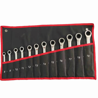 12Pcs Dual-Purpose Ratchet Wrench