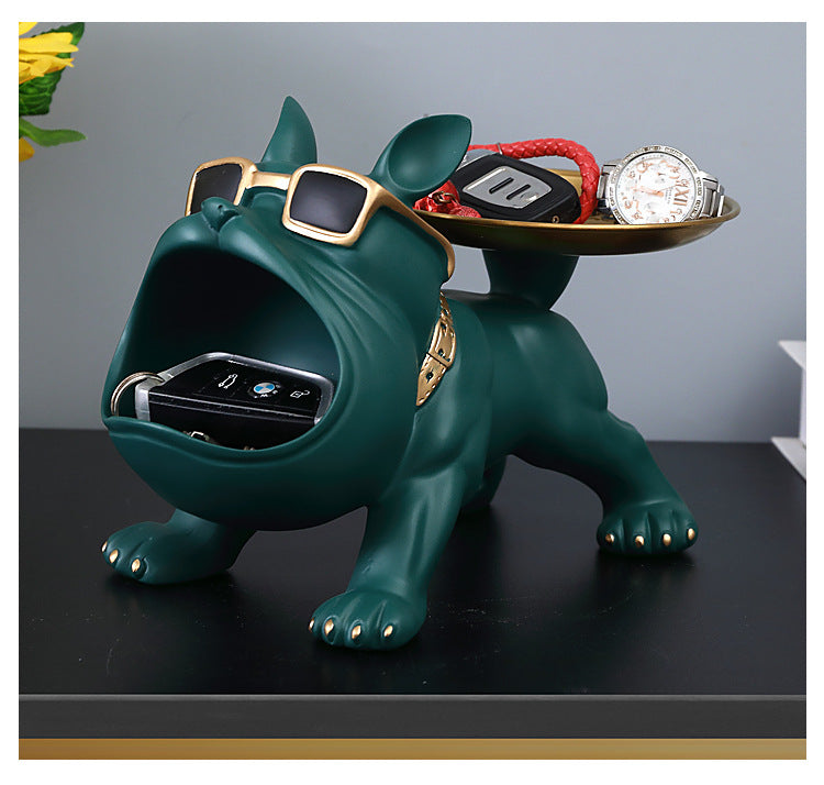 "Big Mouth Dog" Entryway Storage Decoration