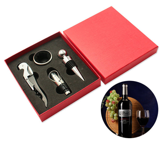 Red wine stopper gift box set