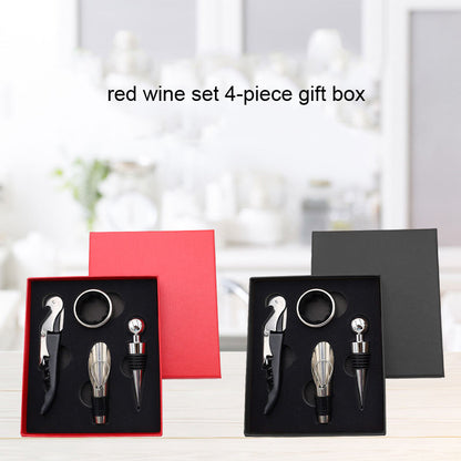 Red wine stopper gift box set