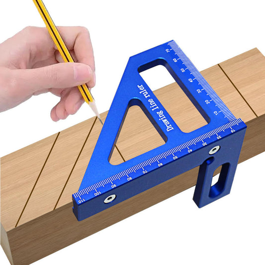 Aluminum Alloy Metric and Imperial Multifunctional Set Square