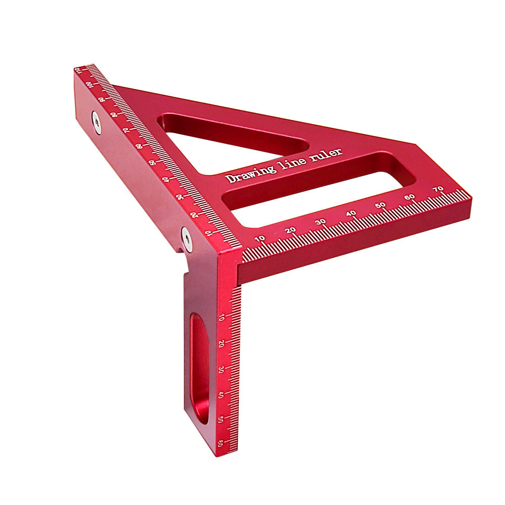 Aluminum Alloy Metric and Imperial Multifunctional Set Square
