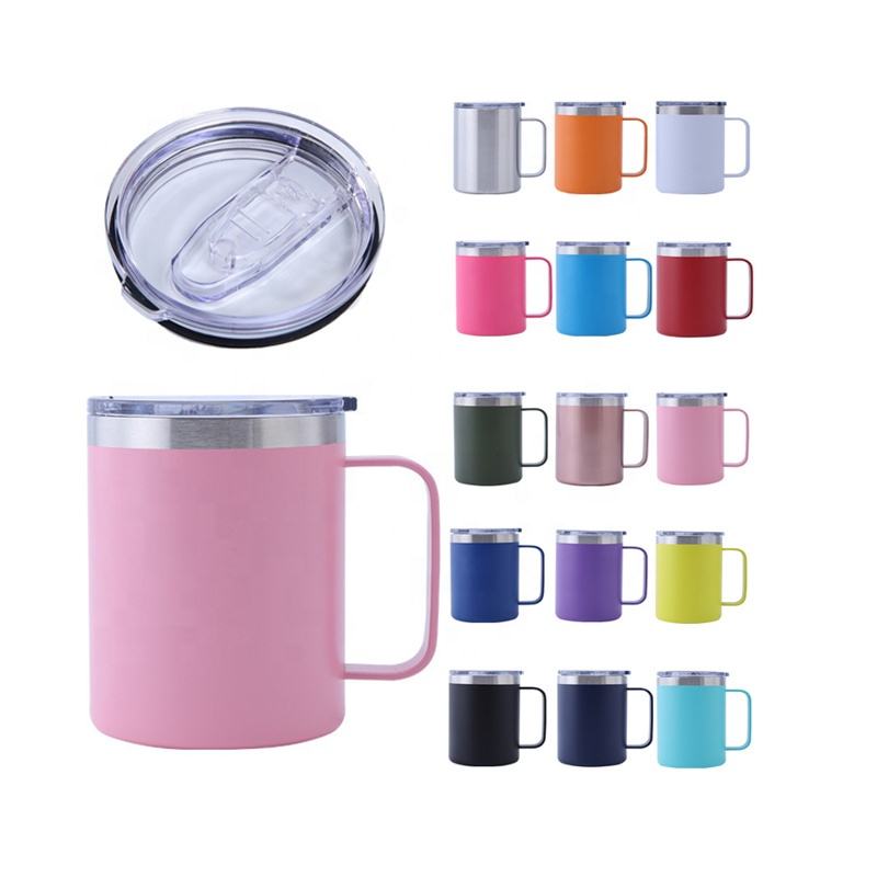 304 Stainless Steel Handle Cup 12oz