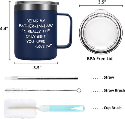 304 Stainless Steel Handle Cup 12oz
