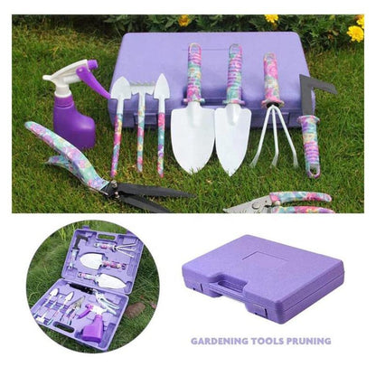 10 Pcs Multifunction Stainless Steel Gardening Tools and Equipment Set