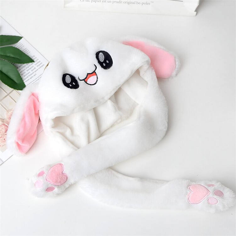 A Rabbit Hat with Movable Ears
