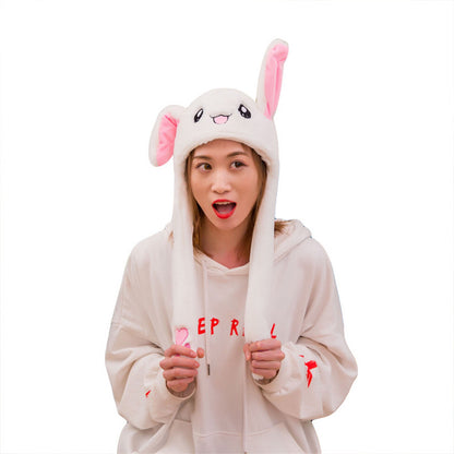 A Rabbit Hat with Movable Ears