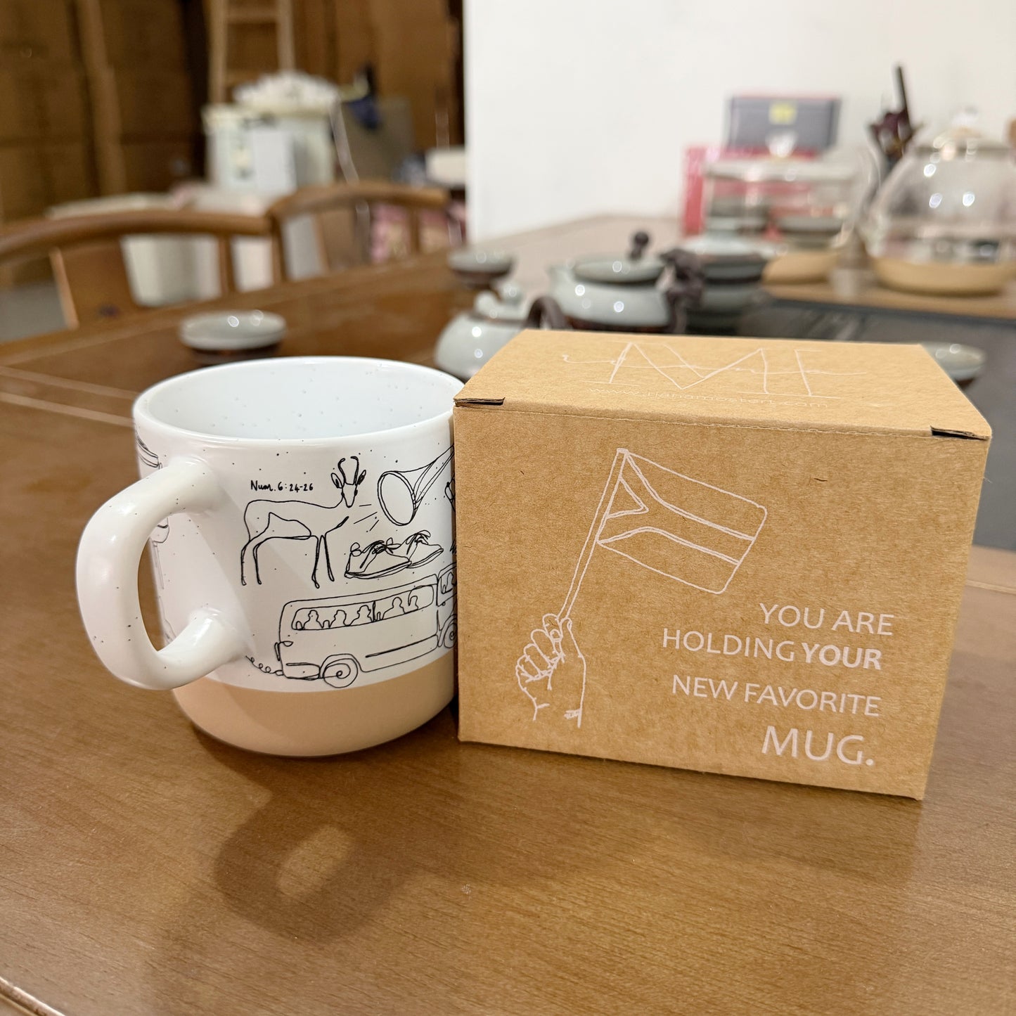 Tazas de cerámica con logotipo personalizado