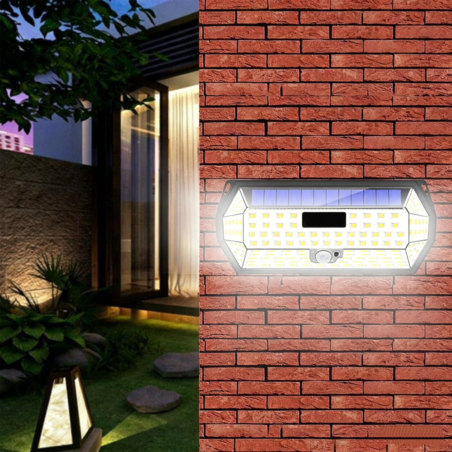 148LED Eight-Sided Outdoor Garden Lamp