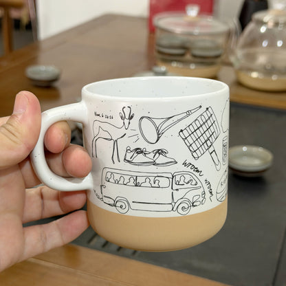 Tazas de cerámica con logotipo personalizado