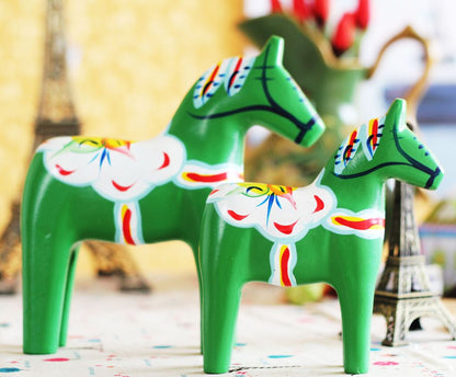 Nordic Swedish Dala Painted Horse