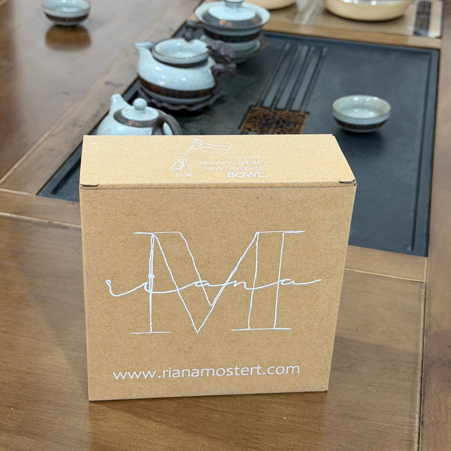 Cuencos de cerámica con logo personalizado