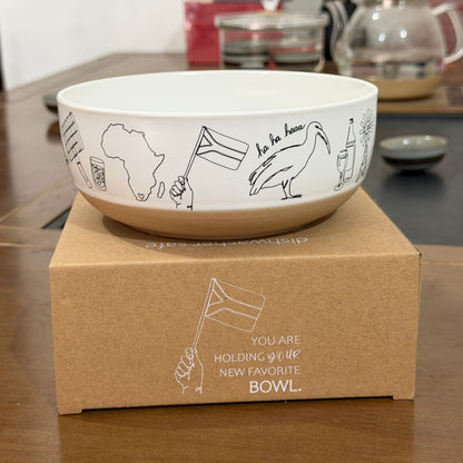 Cuencos de cerámica con logo personalizado
