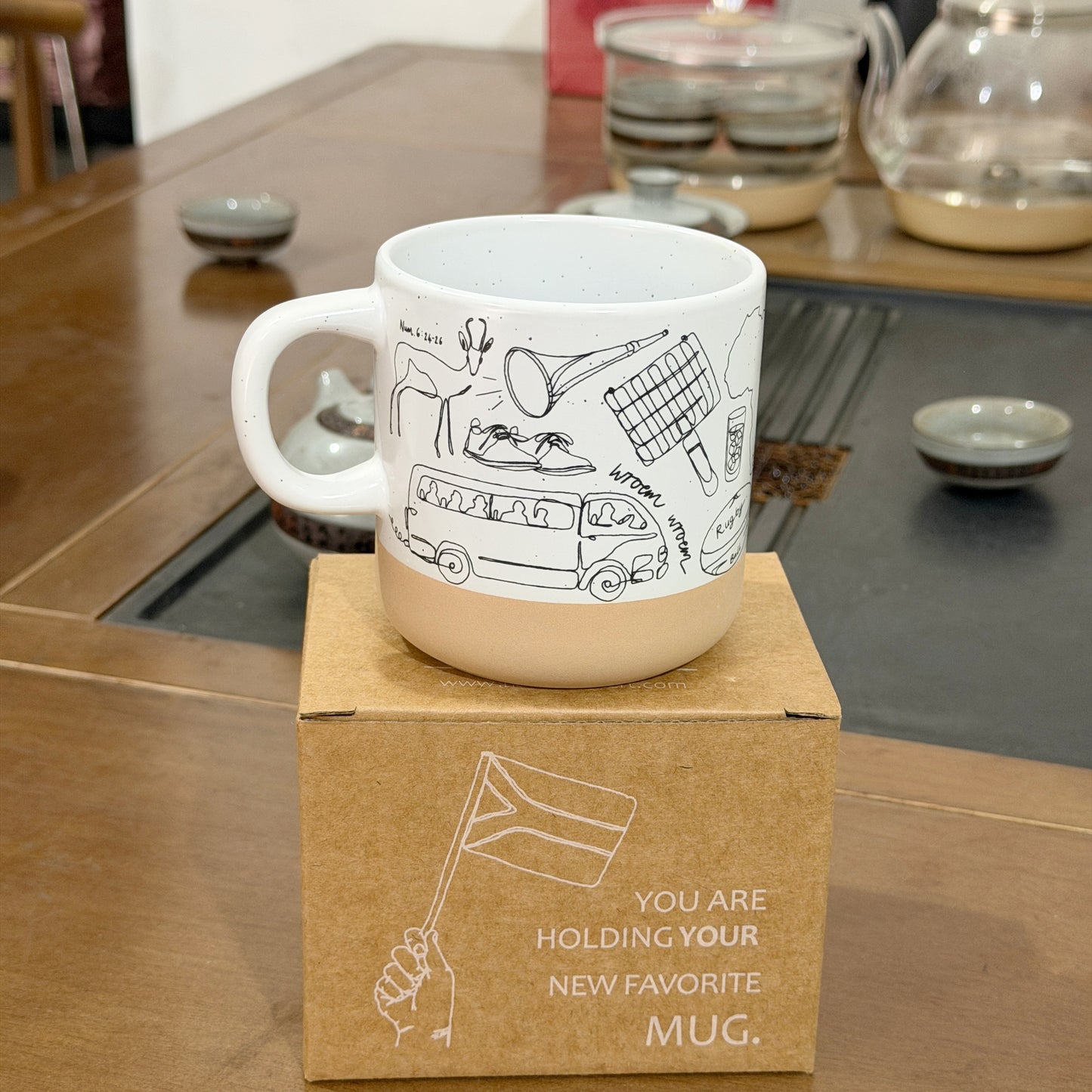 Tazas de cerámica con logotipo personalizado
