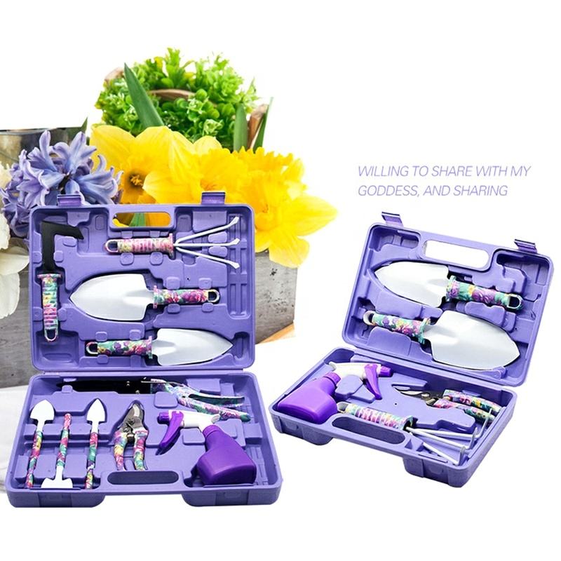 10 Pcs Multifunction Stainless Steel Gardening Tools and Equipment Set