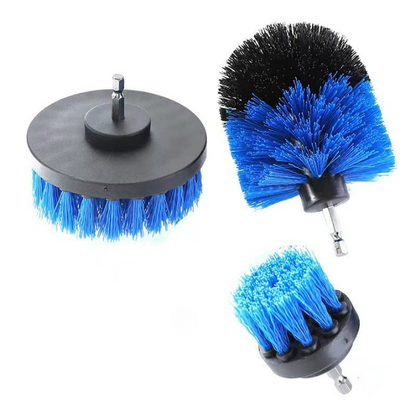 26-piece Set of Blue Car Cleaning Brushes