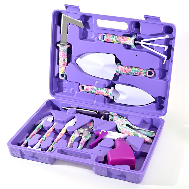 10 Pcs Multifunction Stainless Steel Gardening Tools and Equipment Set