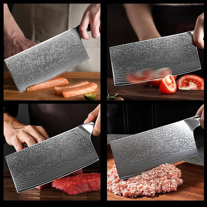 VG10 Damascus Steel Kitchen Slicer