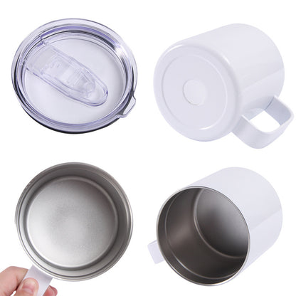 304 Stainless Steel Handle Cup 12oz