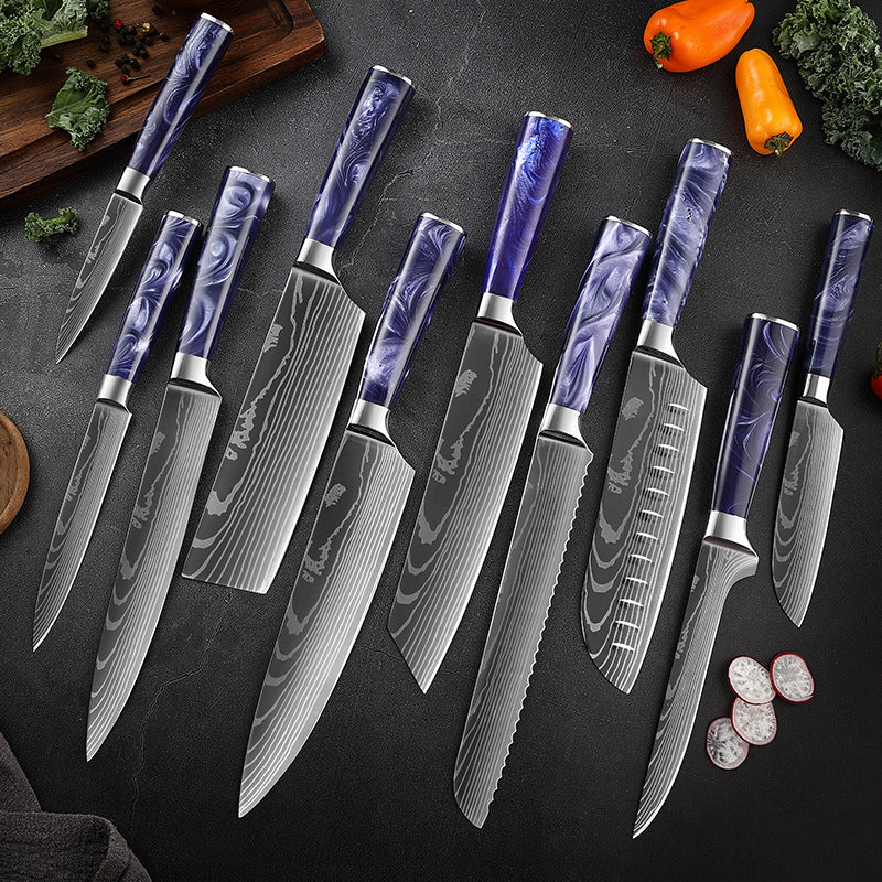 Kitchen knives 10 pcs sets