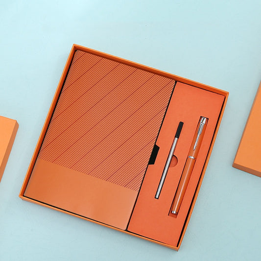 Customized Logo Notebook Gift Box Set ( Pen + Notebook )