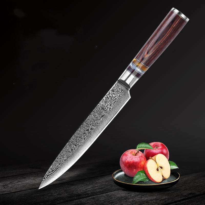 Damascus Steel Chef's Knife Set 6pcs