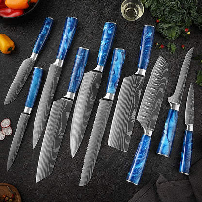 Kitchen knives 10 pcs sets