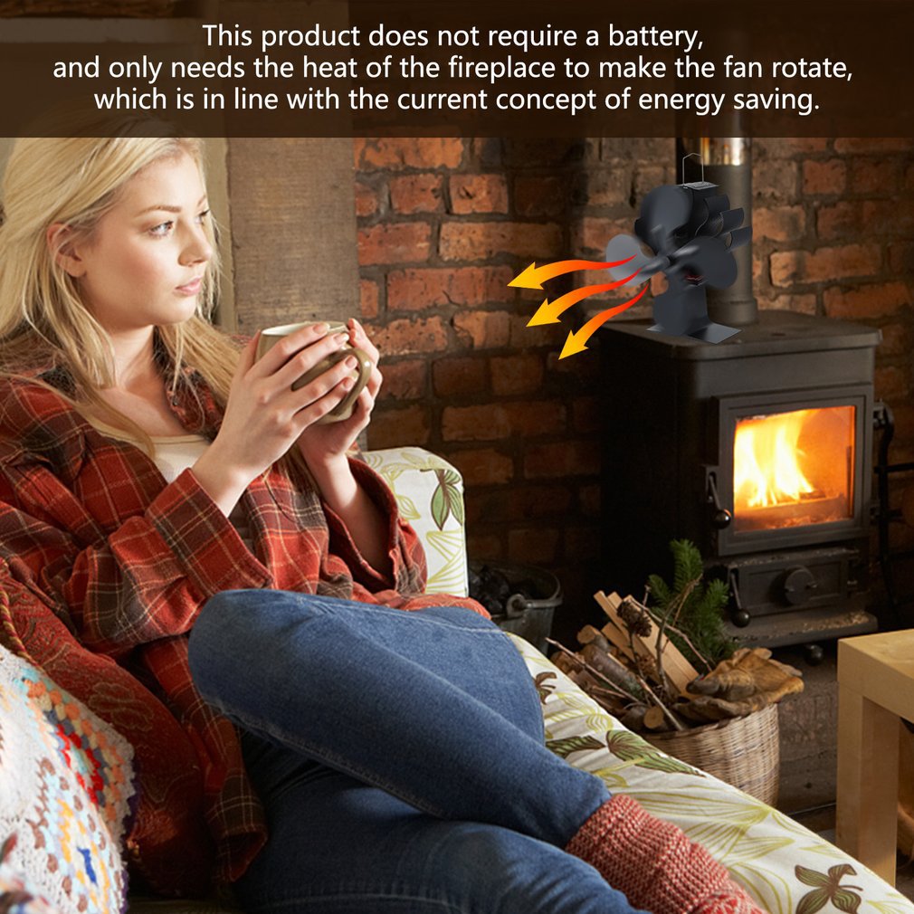 Fireplace Thermal Power Blower Fan