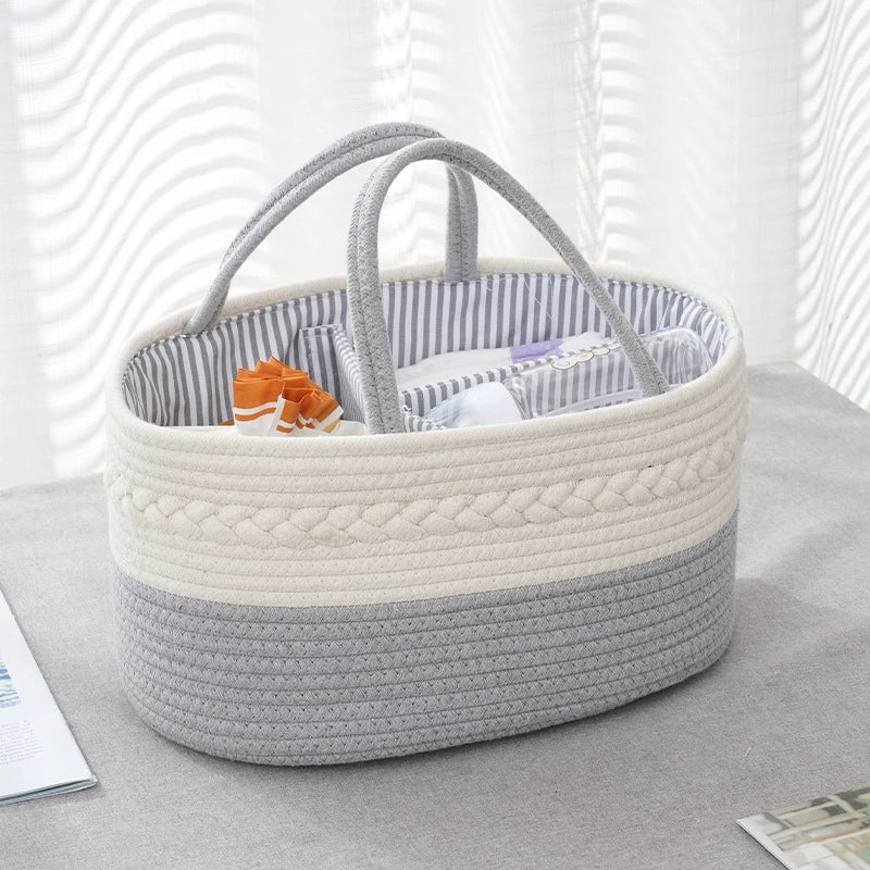 Baby-Aufbewahrungskorb für Fläschchen, Windeln sowie Mutterschafts- und Babyartikel