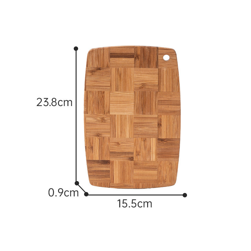 Household Chessboard-Patterned Bamboo Cutting Board