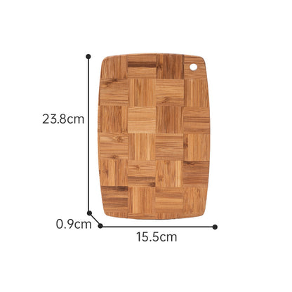 Household Chessboard-Patterned Bamboo Cutting Board