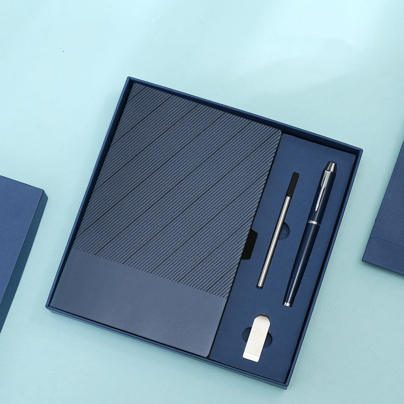 Customized Logo Notebook Gift Box Set ( Pen + Notebook + USB )