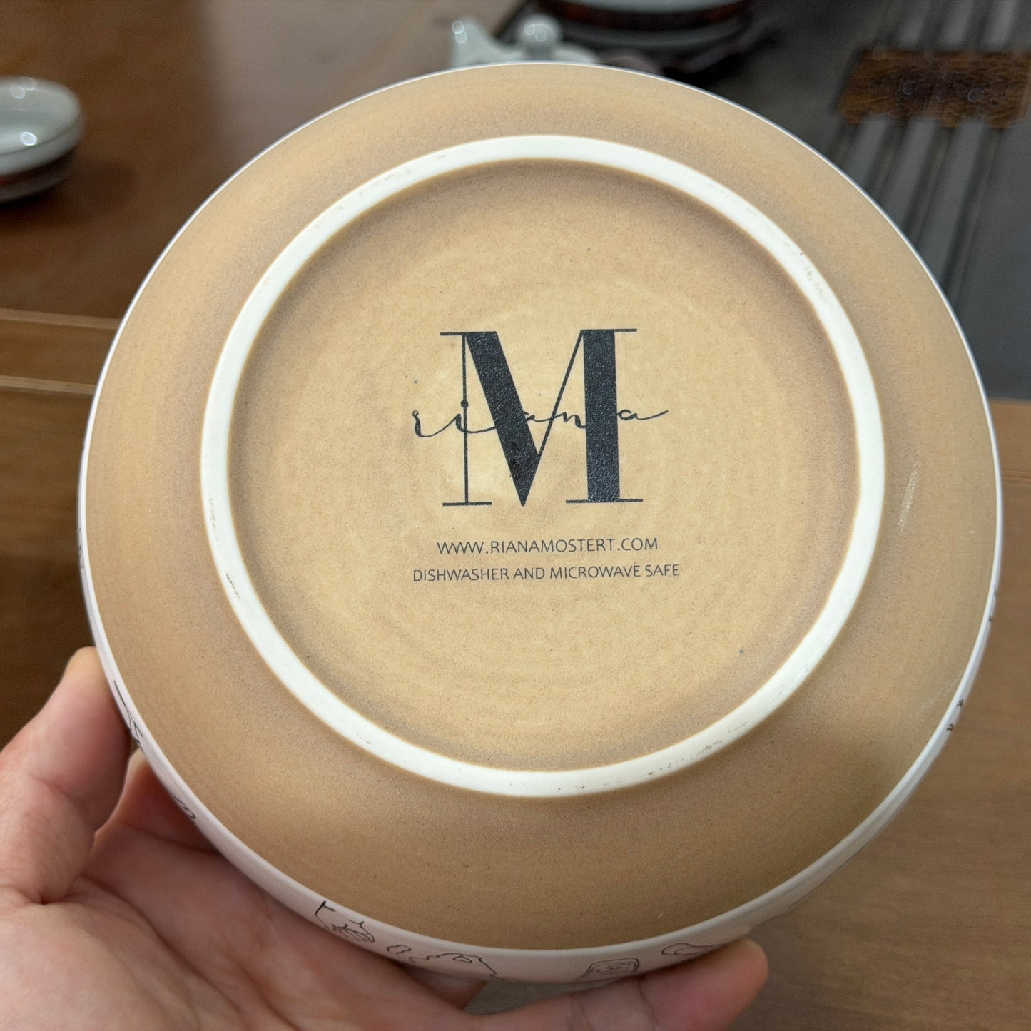 Cuencos de cerámica con logo personalizado