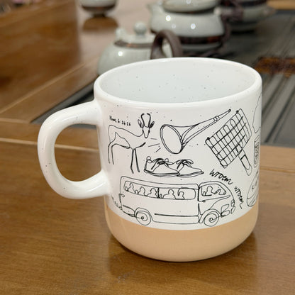 Tazas de cerámica con logotipo personalizado